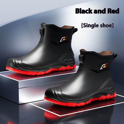 Non-Slip Wear-Resistant Rain Shoes for Men - Trendy Outdoor Boots 2025 - Buy Center
