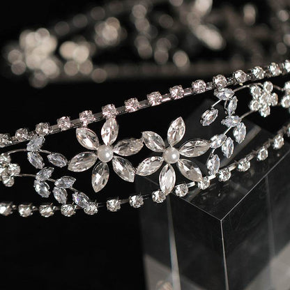 Luxurious Bridal Crown Headdress - Rhinestone Zircon Wedding Headband - Buy Center