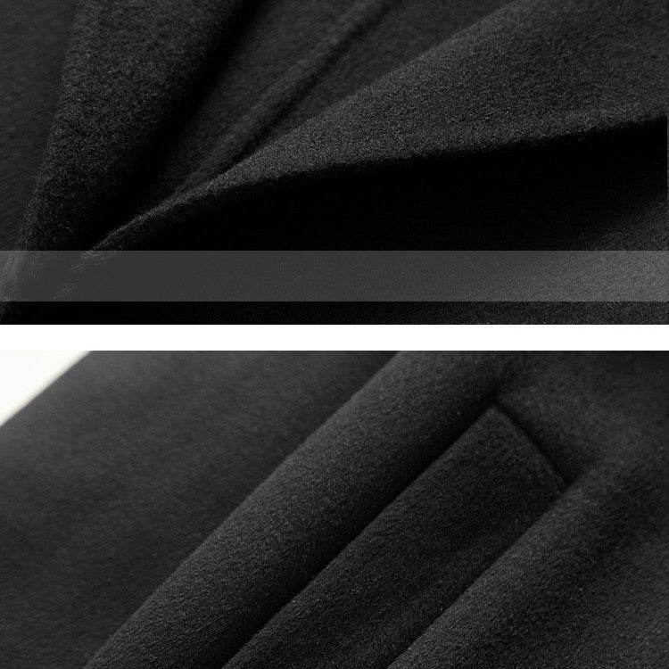 Buycenter Men's Stylish Cashmere Coat - Warm Lapel Trench for All Sizes - Buy Center