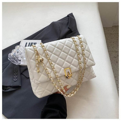 Buycenter Women's Diamond Embroidery Large Capacity Shoulder Bag - Urban Style - Buy Center