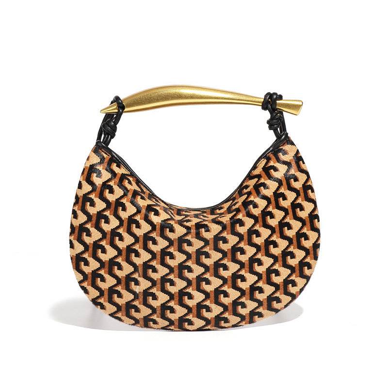 Buycenter Genuine Leather Sardine Bag - Horsehair Clutch in Trendy Styles - Buy Center