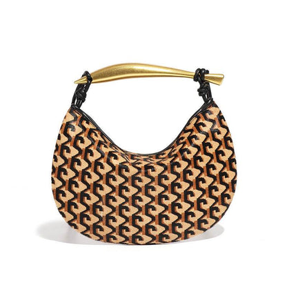 Buycenter Genuine Leather Sardine Bag - Horsehair Clutch in Trendy Styles - Buy Center