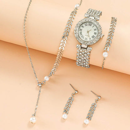 Luxury Diamond Women's Watch - Rhinestone Quartz Bracelet Timepiece - Buy Center