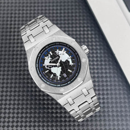 Men's Waterproof Quartz Watch - Luminous Steel Strap for Any Occasion - Buy Center