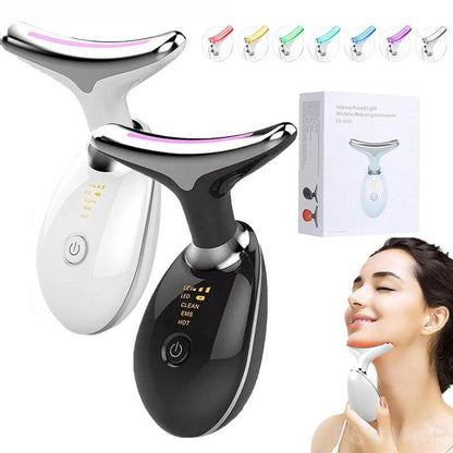 7-in-1 Neck Face Massager - LED Skin Rejuvenation & Sculpting Tool - Buy Center