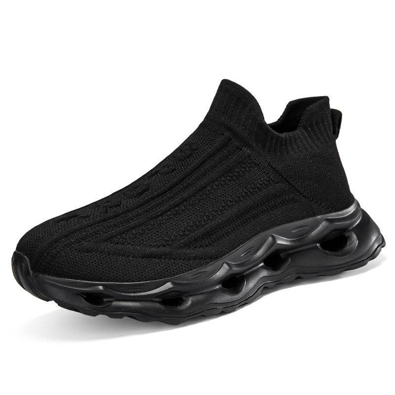 Plus Size Flyknit Sports Shoes - Stylish Breathable Comfort for Everyday Wear - Buy Center