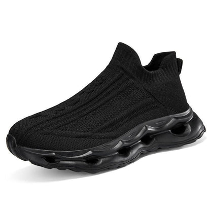 Plus Size Flyknit Sports Shoes - Stylish Breathable Comfort for Everyday Wear - Buy Center