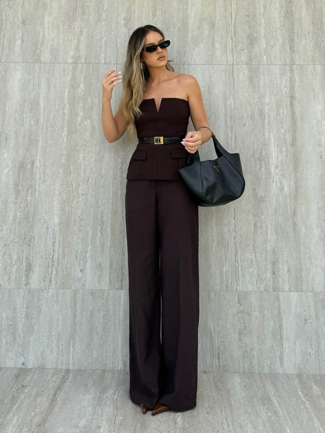 Buycenter Solid Color Strapless Tube Top - Slim Fit Women's Camis - Buy Center