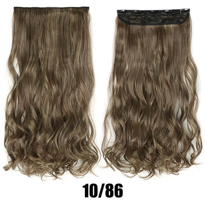 Women's Big Wavy Long Curly Hair Extensions - Fluffy No Trace Design - Buy Center