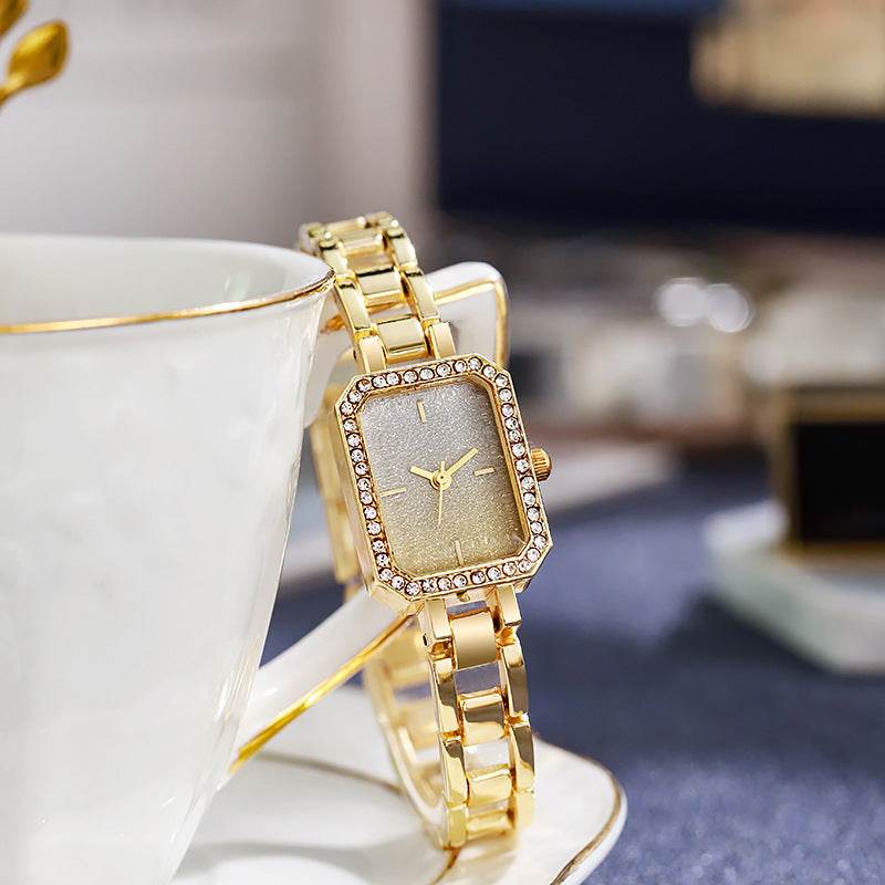 Elegant Women's Rhinestone Watch - Stylish & Compact Timepiece for 2025 - Buy Center