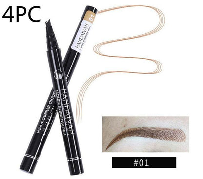 Microblading Eyebrow Pencil - Waterproof Fork Tip for Flawless Brows - Buy Center