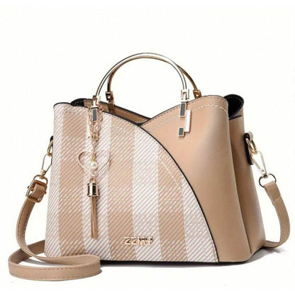 Women's Large Capacity Casual Fashion Backpack - Trendy Contrast Colors - Buy Center