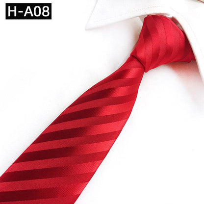 Elegant Red Polyester Fabric Tie - Perfect for Weddings & Formal Events - Buy Center