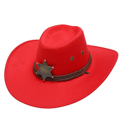 American Trend Cowboy Hat - Three Ropes, Sun Protection & Breathable Design - Buy Center