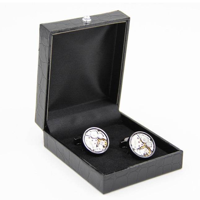 Turning French Men's Movement Cufflinks - Premium Copper Accessory 2025 - Buy Center