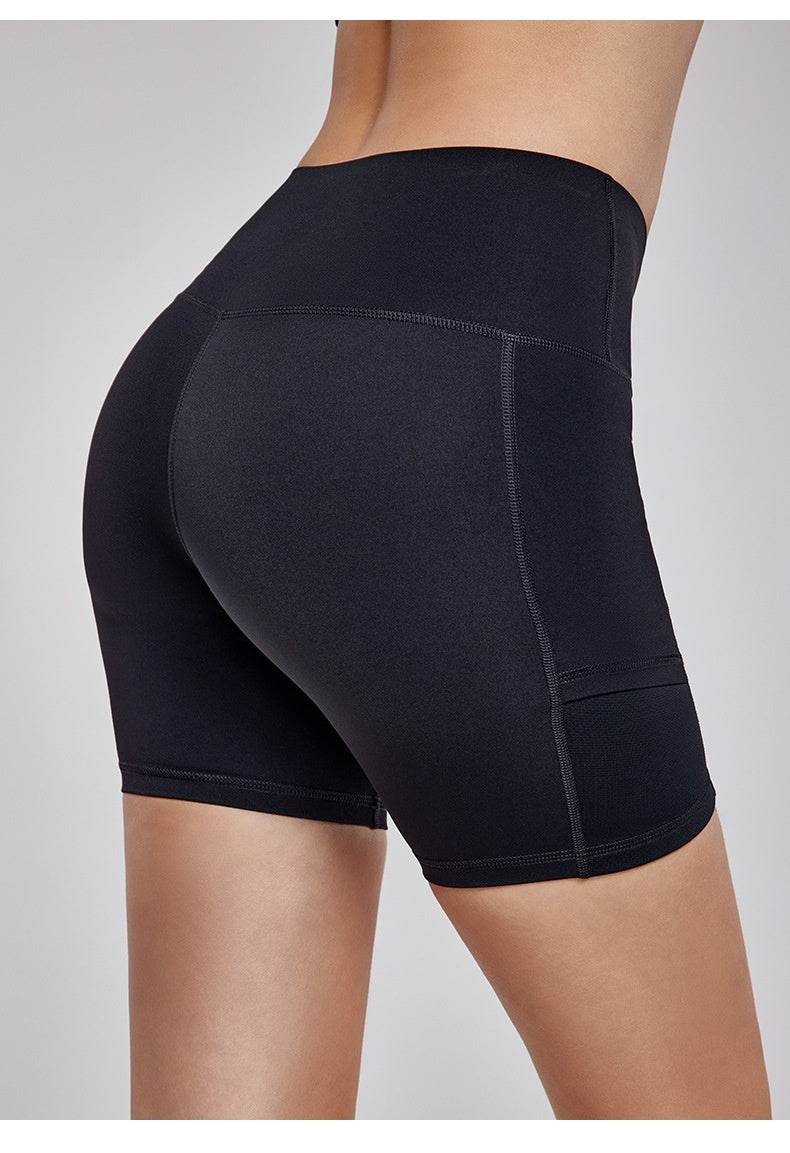 Buycenter Antibacterial Lycra Sports Shorts - Slim Fit with Pockets - Buy Center