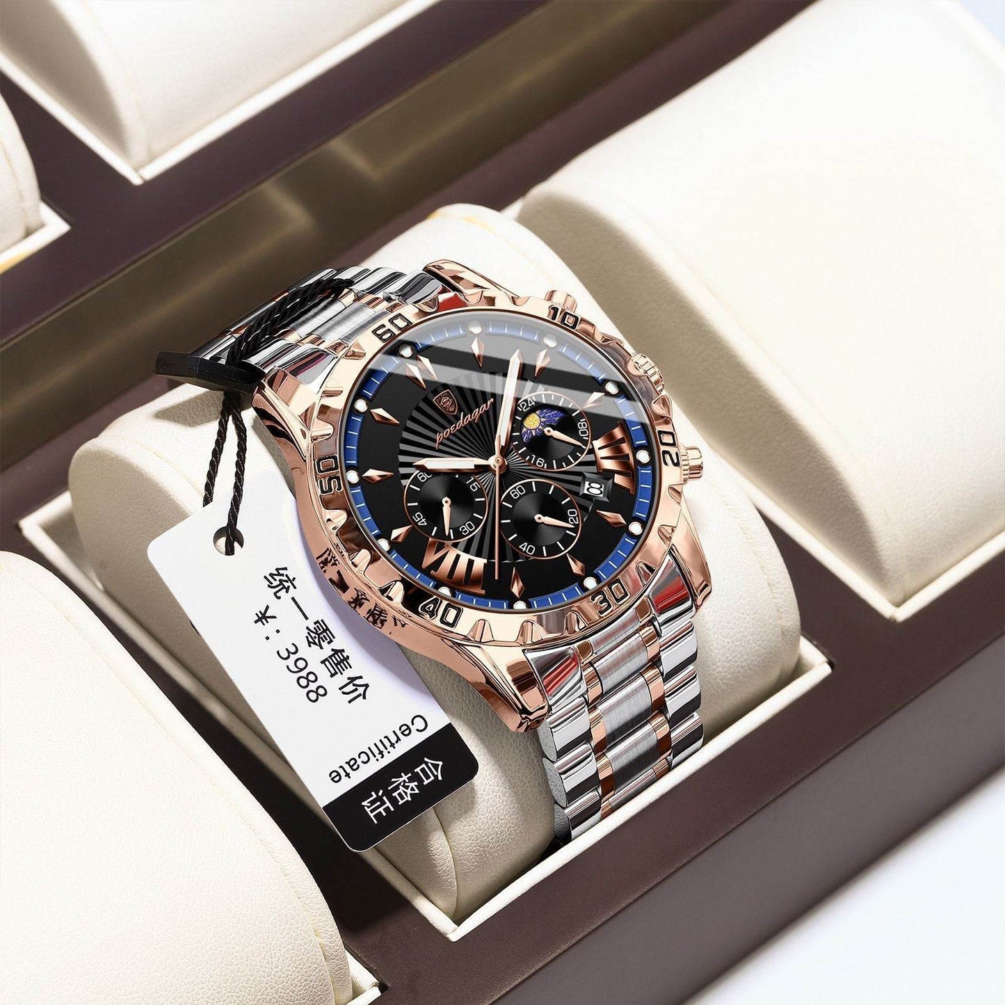 Buycenter Men's Luminous Quartz Watch - Stylish & Multifunctional Accessories - Buy Center