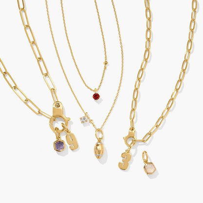 Titanium Steel DIY Digital Pendant Necklace - Personalized 0-9 Styles - Buy Center