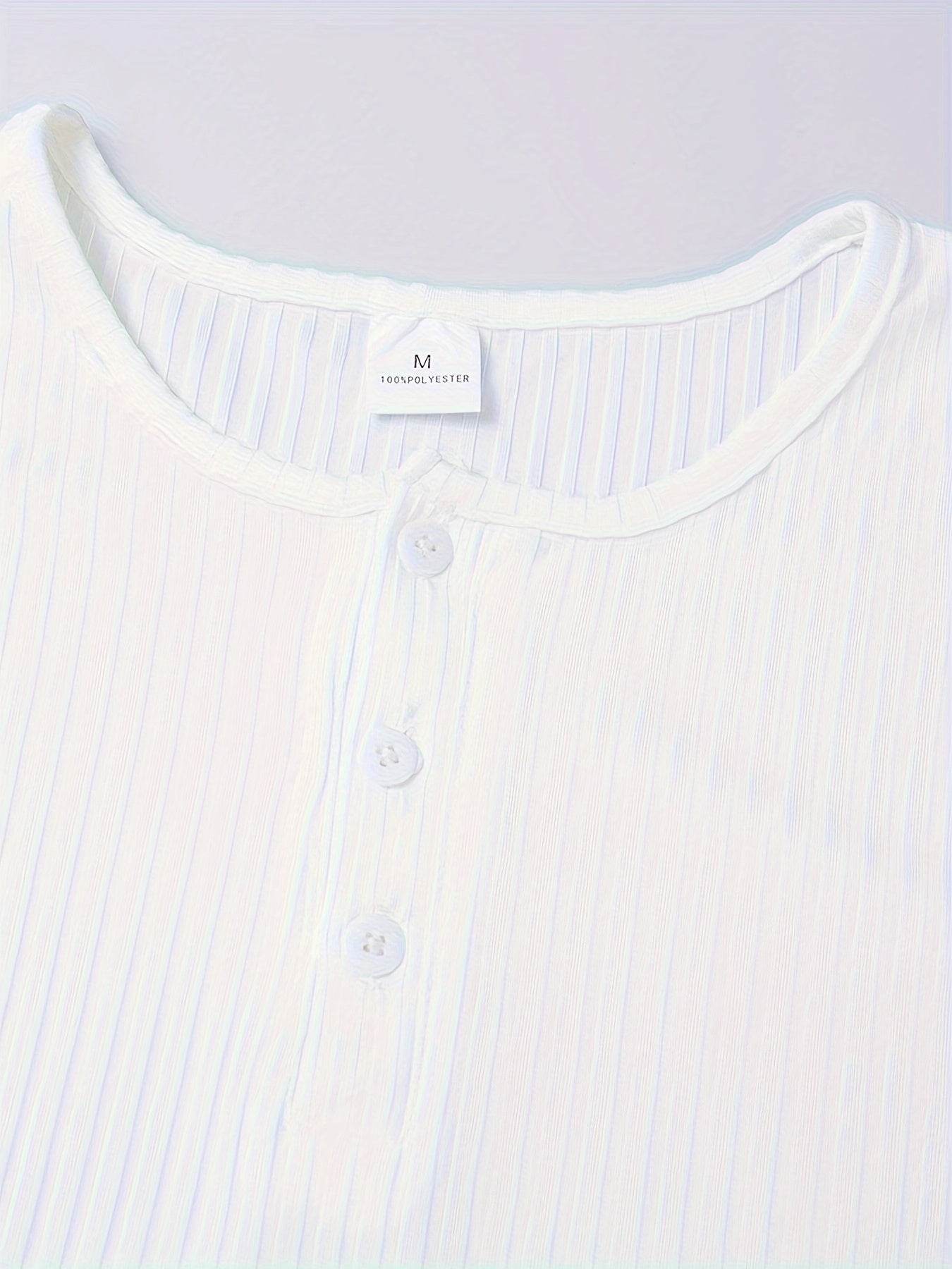 Men's Long Sleeve Crew Neck T-Shirt - Casual Solid Top for Every Season - Buy Center