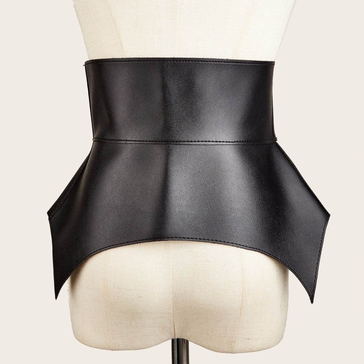 American Style Girdle Waist Skirt - Fashionable PU Leather Belt 2025 - Buy Center