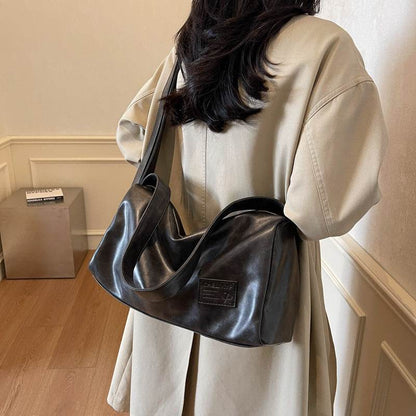 Women's Trendy One-Shoulder Bag - Soft PU, Large Capacity Crossbody - Buy Center