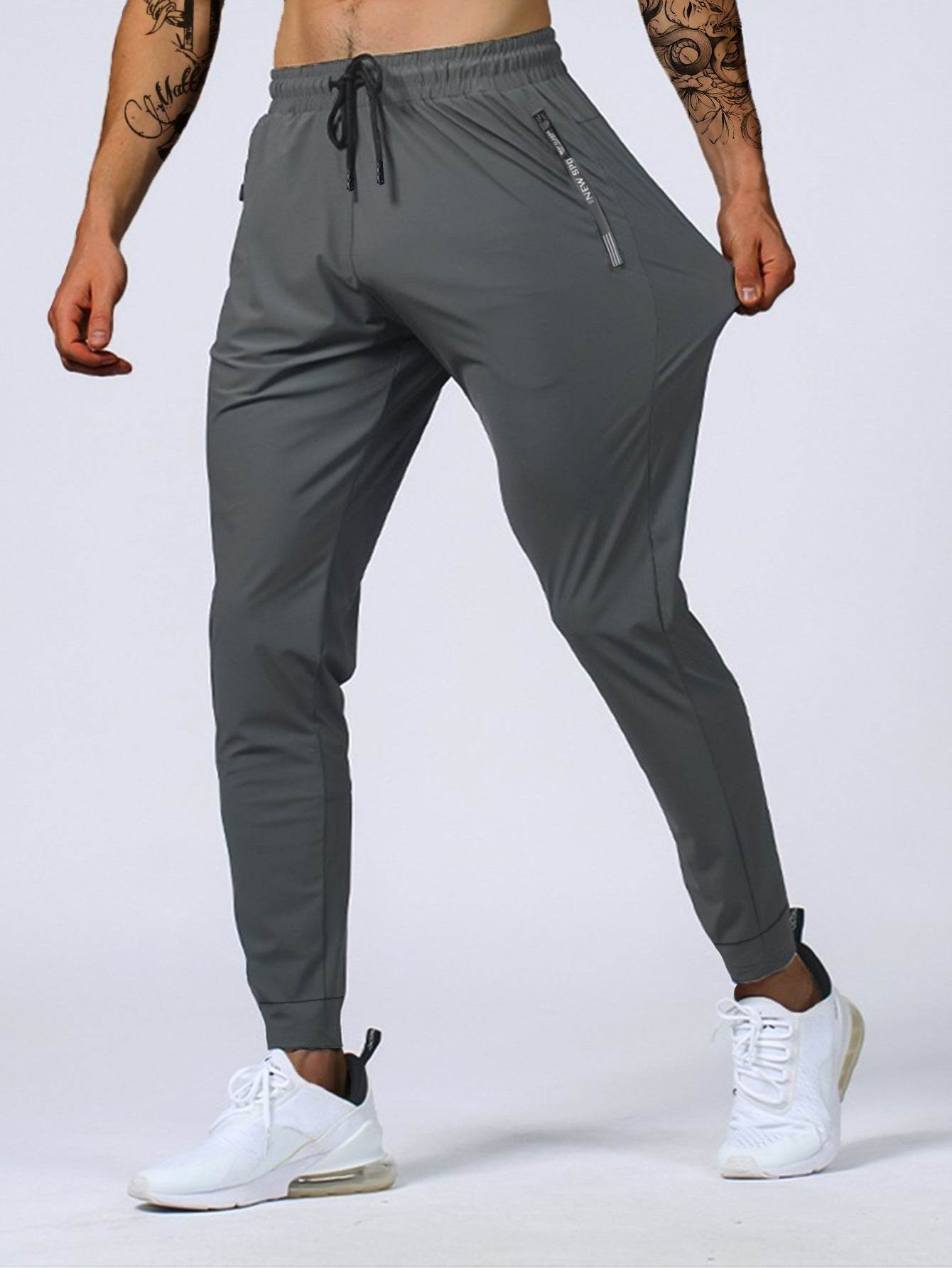 Men's Casual Jogging Sports Pants - High Elasticity Gym Training Wear - Buy Center