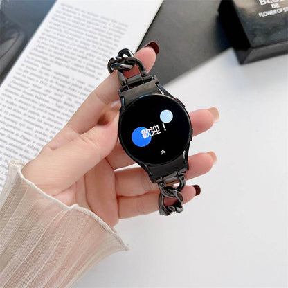 Women's Denim Chain Metal Smart Watch Wristband - Compatible with Samsung - Buy Center