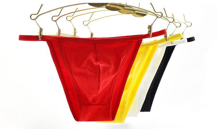 Men's Low Waist T-Shaped Thong - Premium Cotton Underwear in Vivid Colors - Buy Center