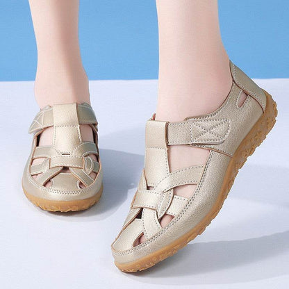 Beach Hollowed Flat Sandals - Stylish Comfort for Casual Summer Wear - Buy Center
