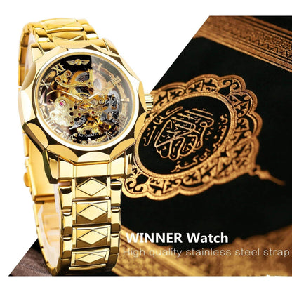 Retro Luxury Men's Automatic Mechanical Watch - Luminous, Stylish Design - Buy Center