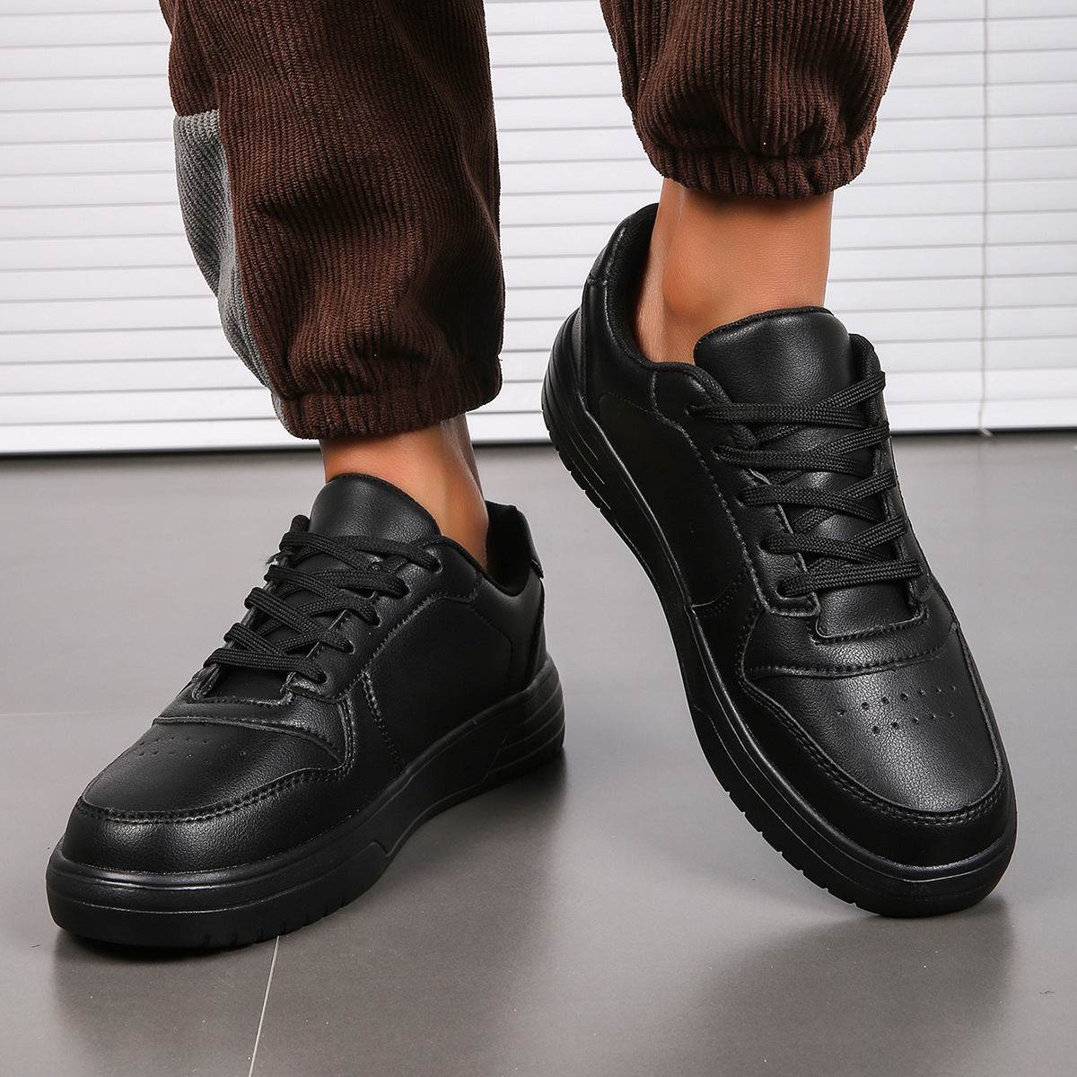 Men's Breathable Leather Casual Shoes - Stylish, Comfortable Fit 2025 - Buy Center