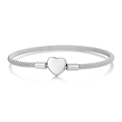 Buy Center Valentine's Day Heart Bracelet - 925 Silver, Fairy Style - Buy Center