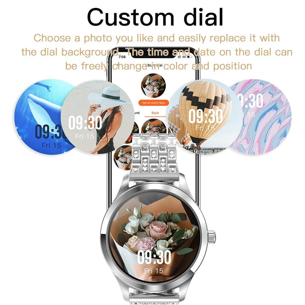 Women's Bluetooth Smart Bracelet - Waterproof Health Monitor & Reminder - Buy Center