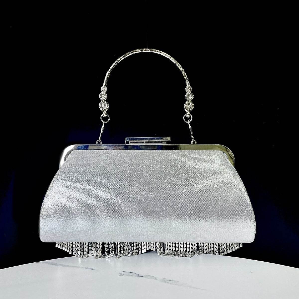 New Tassel Evening Bag - KTV Princess Crossbody with Diamonds & Chain Strap - Buy Center