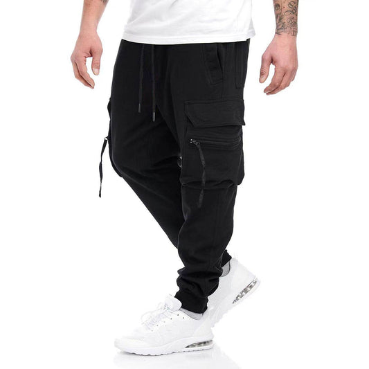 Trendy Men's Casual Hip-Hop Pants - Ankle Straps, Four Seasons Style - Buy Center