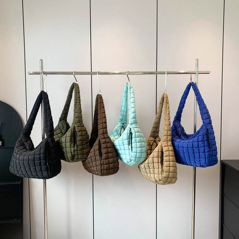 Buycenter Women's Large Capacity Pleated Cloud Shoulder Bag - Fashionable & Versatile - Buy Center