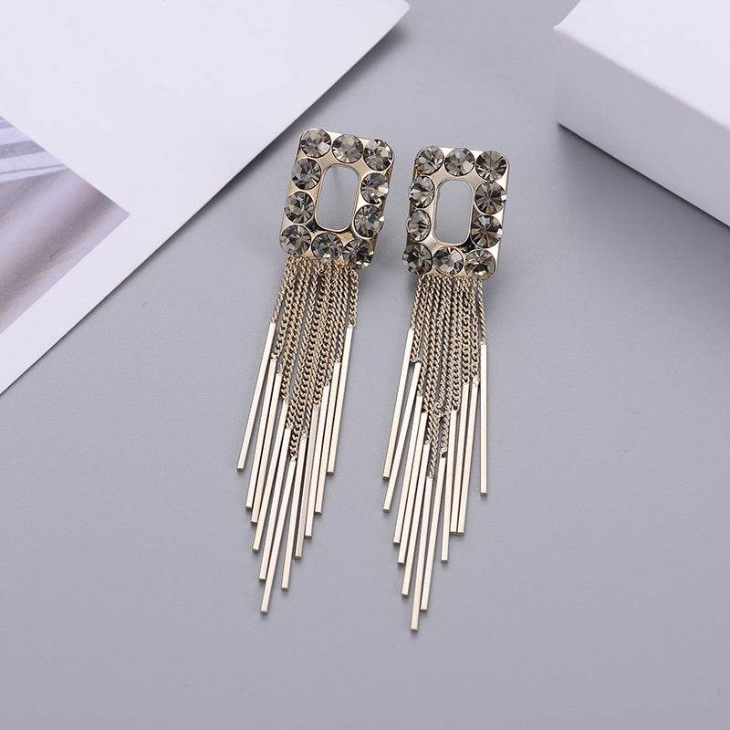 Buycenter Exaggerated Tassel Earrings - Irregular Fashion Trends for Women - Buy Center