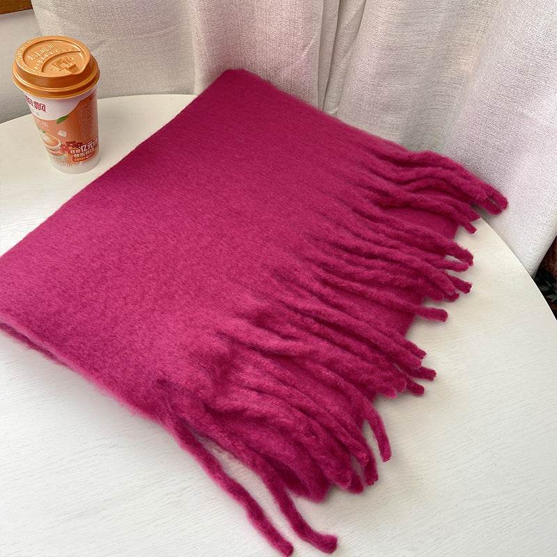 All-Match Cashmere-Like Tassel Scarf for Women - Warm & Stylish Accessories - Buy Center