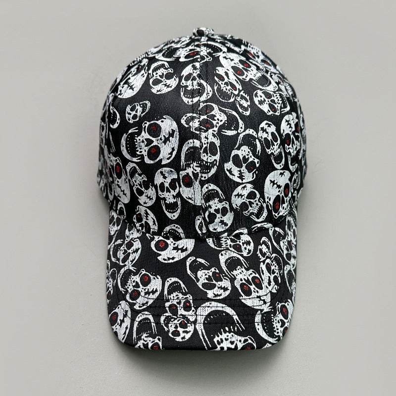 Graffiti Skull Pattern Baseball Cap - Breathable, Stylish Design for 2025 - Buy Center