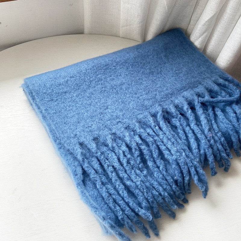 All-Match Cashmere-Like Tassel Scarf for Women - Warm & Stylish Accessories - Buy Center
