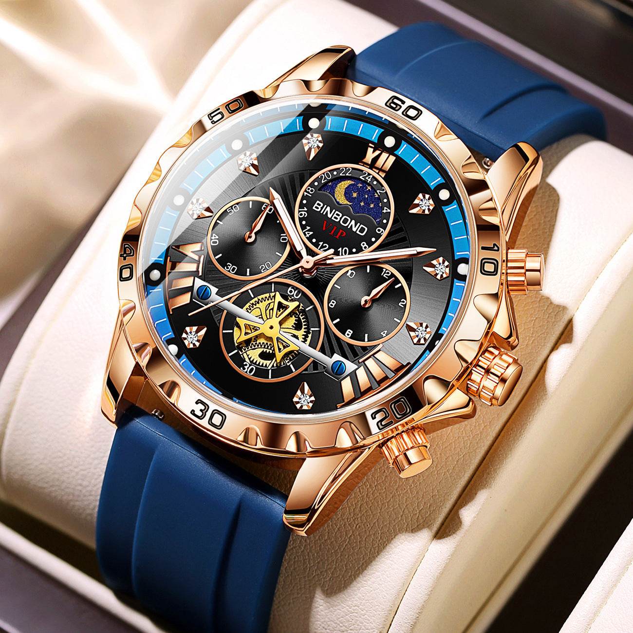 Luminous Waterproof Camel Flywheel Quartz Watch - Men's Fashion 2025 - Buy Center