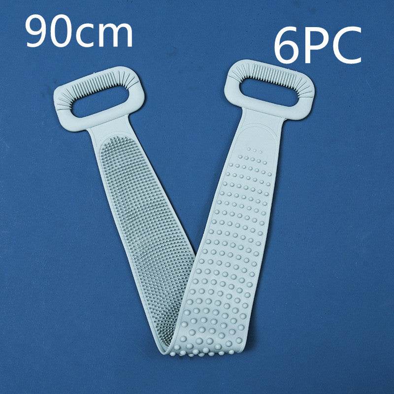 Premium Bath Towel Silicone Rubbing Back Towel - Double-Sided Comfort - Buy Center