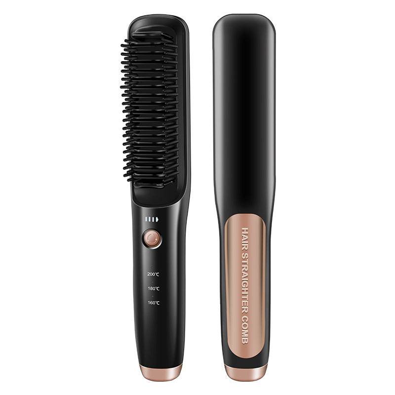 Dual-Use Wireless Straight Comb - Curler & Straightener in 5 Colors - Buy Center