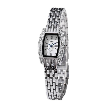 Women's Bucket-Shaped Fashion Watch - Stylish Gold & Silver Sports Design - Buy Center