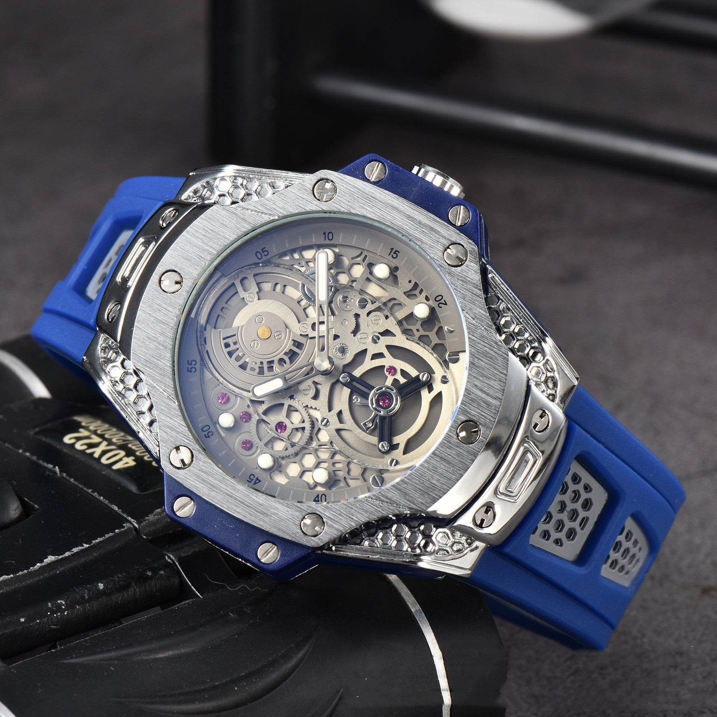 Buy Center Men's Quartz Tape Watch - Stylish Business Timepiece, 46mm Dial - Buy Center