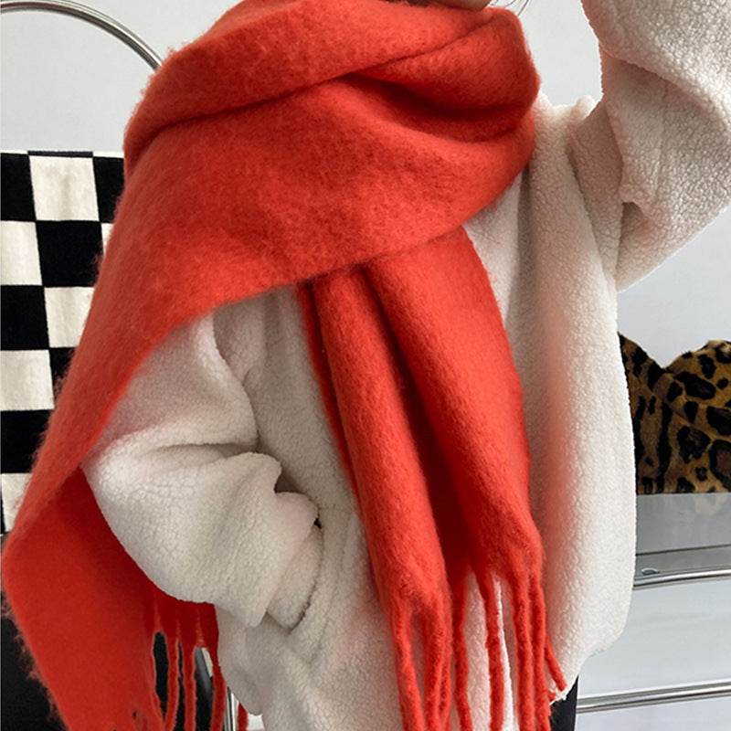 All-Match Cashmere-Like Tassel Scarf for Women - Warm & Stylish Accessories - Buy Center