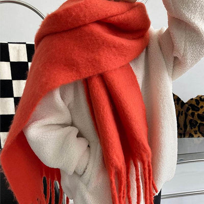 All-Match Cashmere-Like Tassel Scarf for Women - Warm & Stylish Accessories - Buy Center