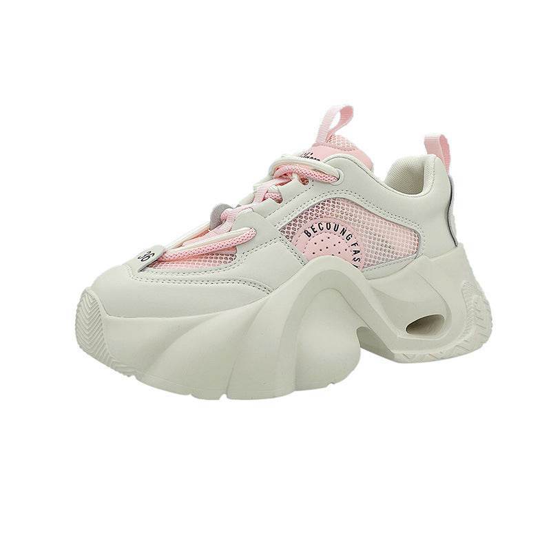 Buycenter Women's Breathable Sneakers - Thick Bottom Casual Vulcanize Shoes - Buy Center
