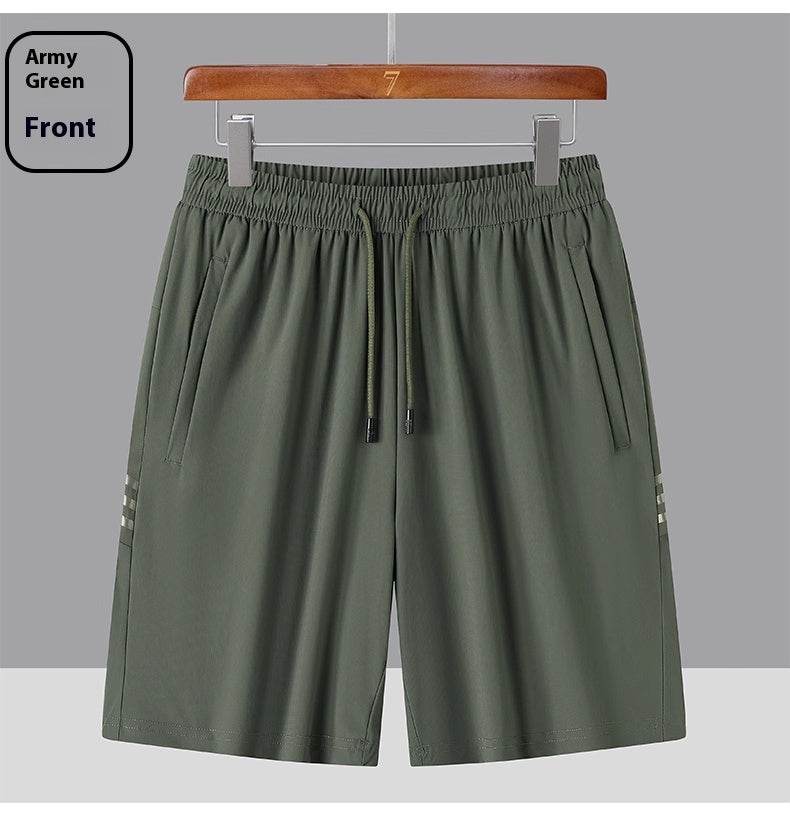 Buycenter Cotton Quick-Drying Straight Shorts - Casual & Comfortable Fit - Buy Center