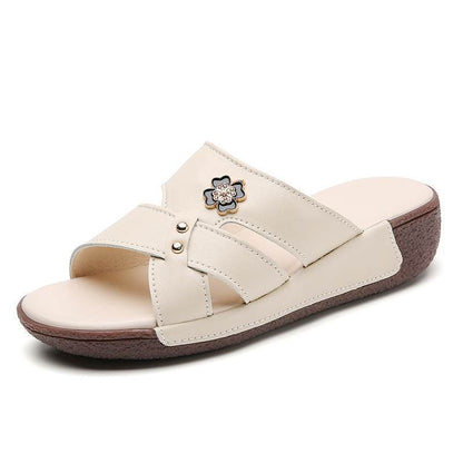 Women's Outdoor Slippers - Korean Design for Seniors with Cozy Comfort - Buy Center